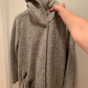 Motherhood wool coat